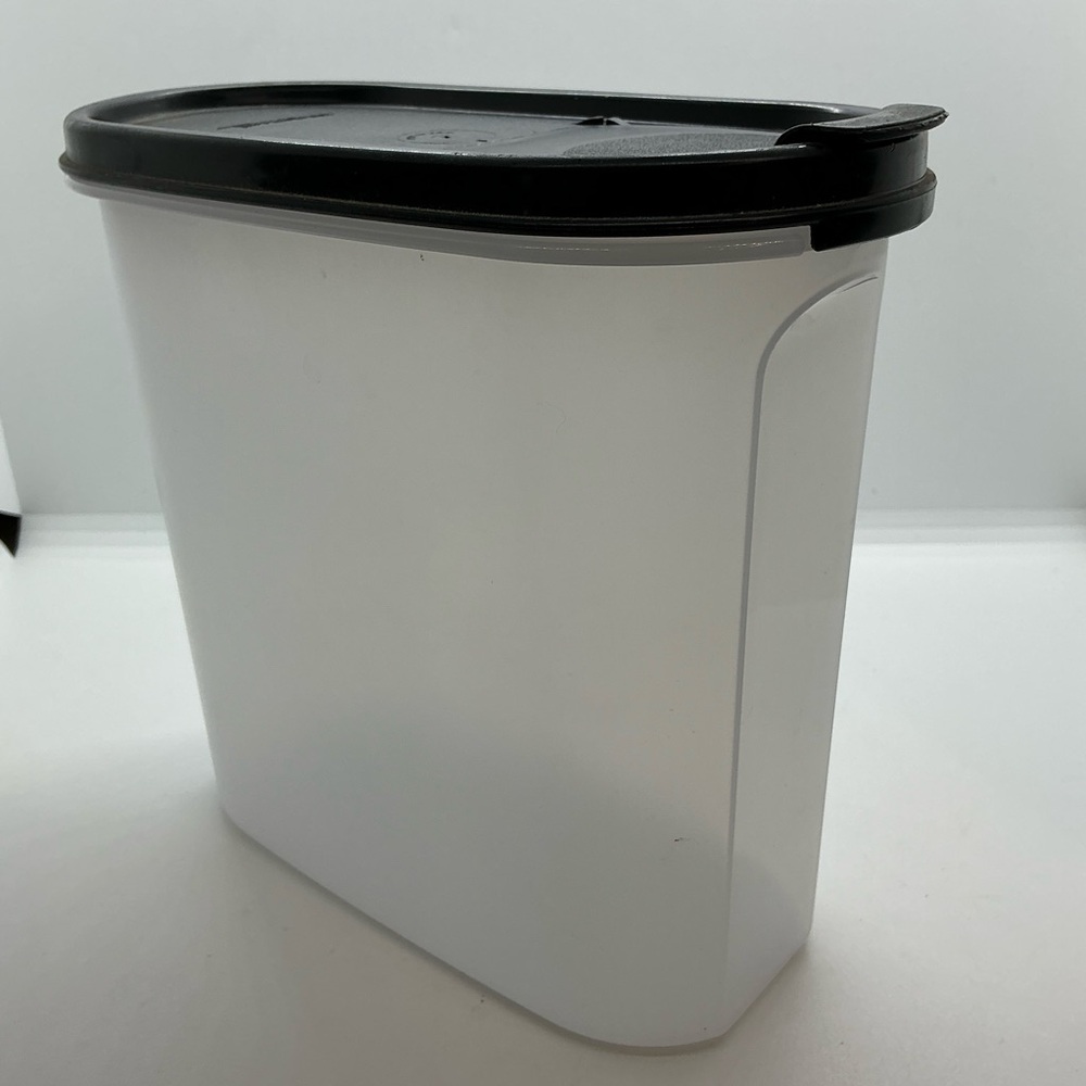 Tupperware Modular Mates Oval #3 Container Black Seal/Lid #3 1.7 Liters Storage